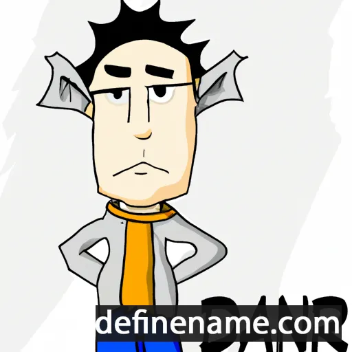 cartoon of the name Danir