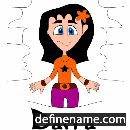 cartoon of the name Danira