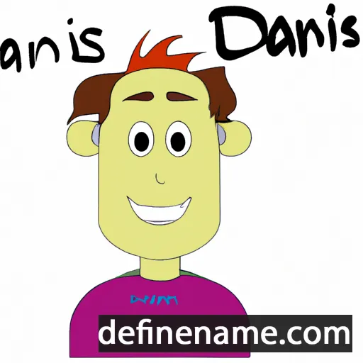 cartoon of the name Danis