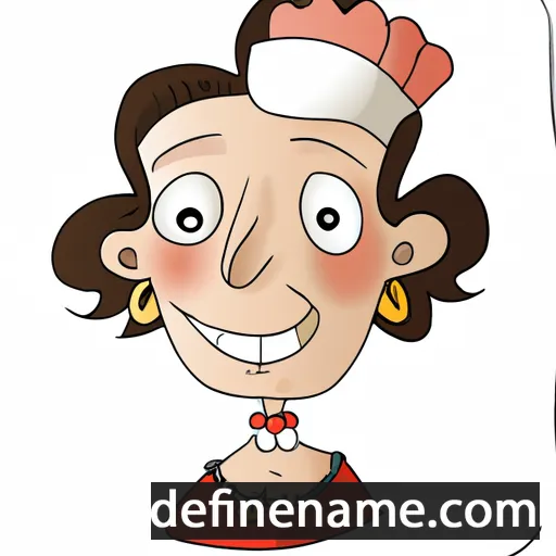 cartoon of the name Danislava