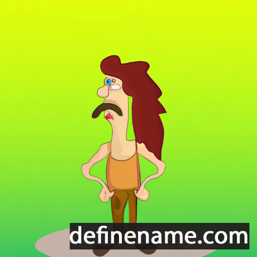 cartoon of the name Danismo