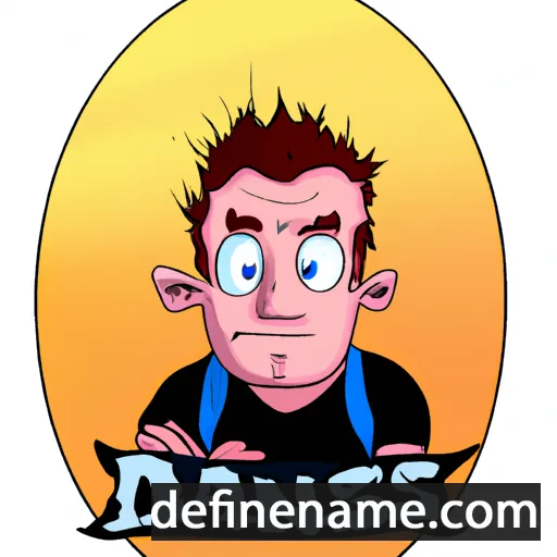 cartoon of the name Danisz