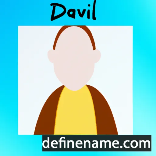 cartoon of the name Danival