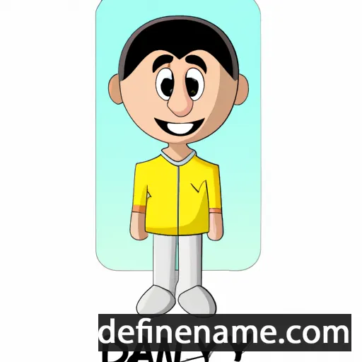 cartoon of the name Daniyaal