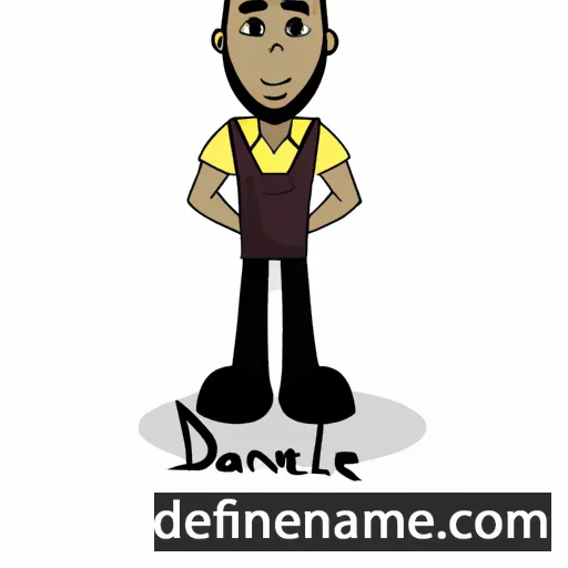 cartoon of the name Daniyel