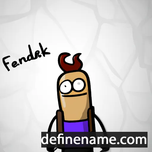 cartoon of the name Dankfried