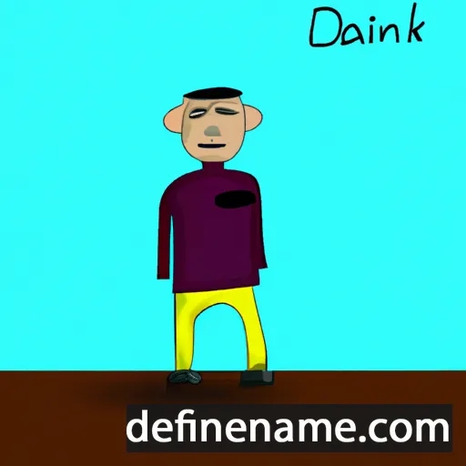 cartoon of the name Dankin