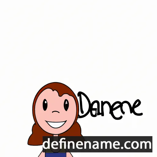 cartoon of the name Danneel