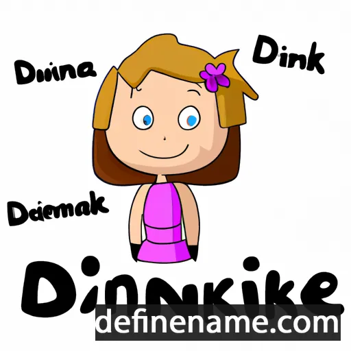 cartoon of the name Dannika