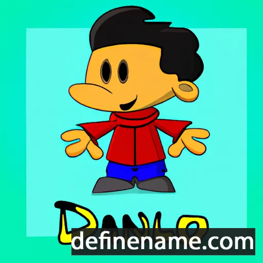 cartoon of the name Dannilo