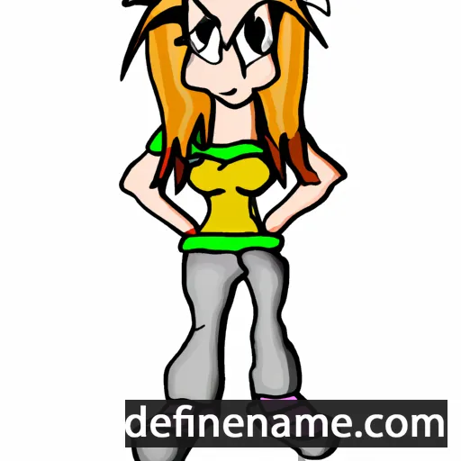 cartoon of the name Dannyell