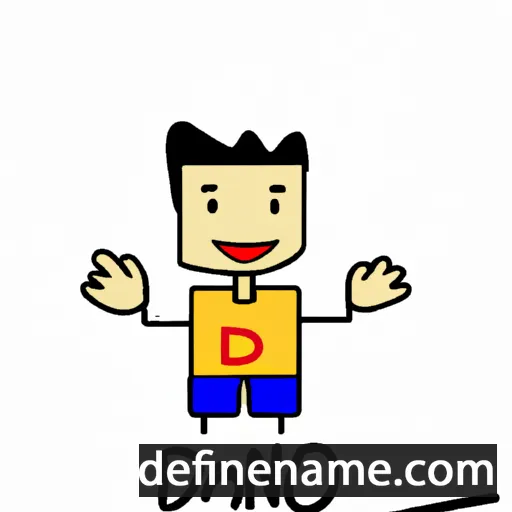 cartoon of the name Dano