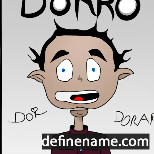 cartoon of the name Danor