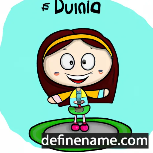 cartoon of the name Danubia