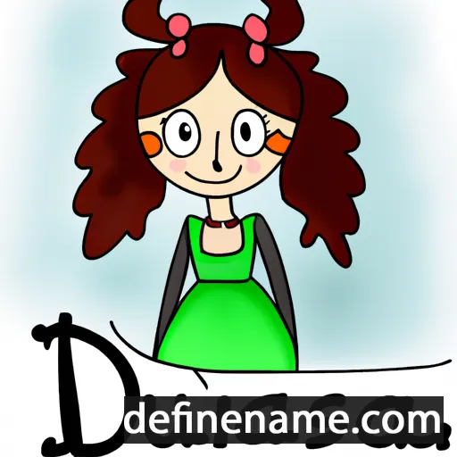 cartoon of the name Danuśka