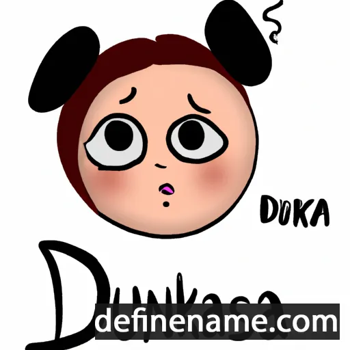 cartoon of the name Danuška