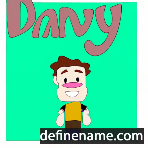 cartoon of the name Danvy