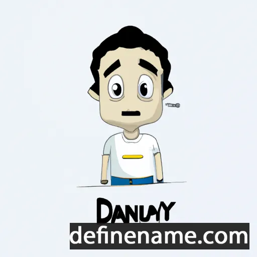 cartoon of the name Danyaal