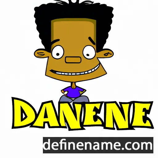 cartoon of the name Danzell