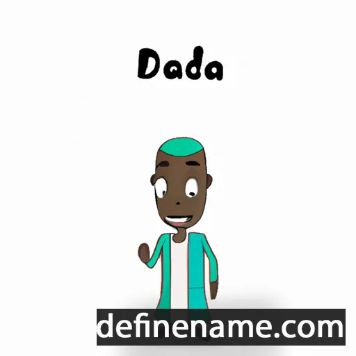 cartoon of the name Daouda