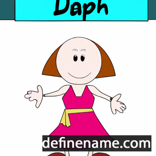 cartoon of the name Daph