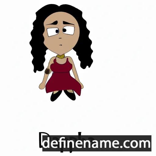 cartoon of the name Daphna