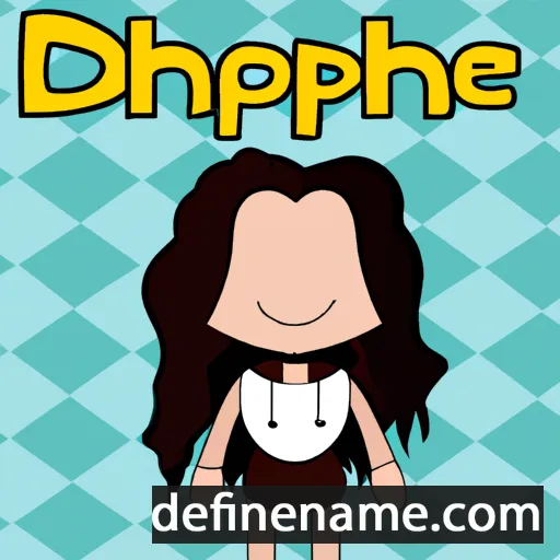 cartoon of the name Daphnee