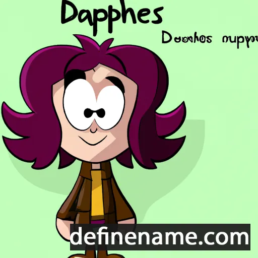 cartoon of the name Daphnes