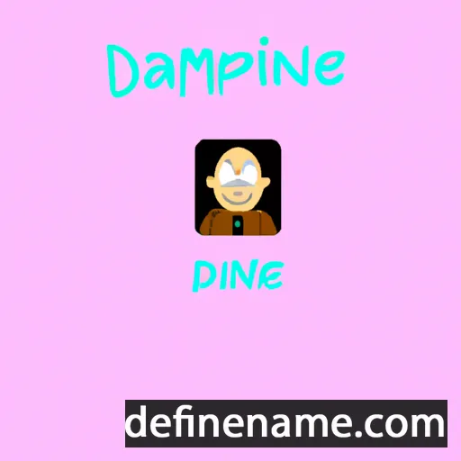 cartoon of the name Dapine