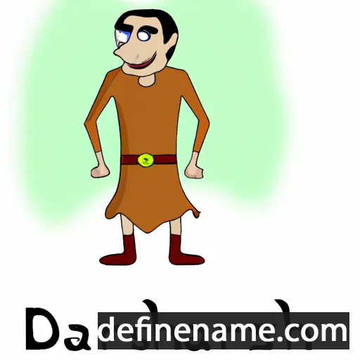 cartoon of the name Darakhshan