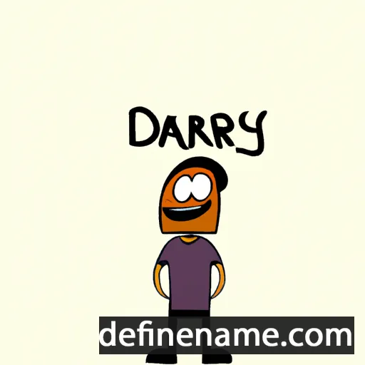 cartoon of the name Daray