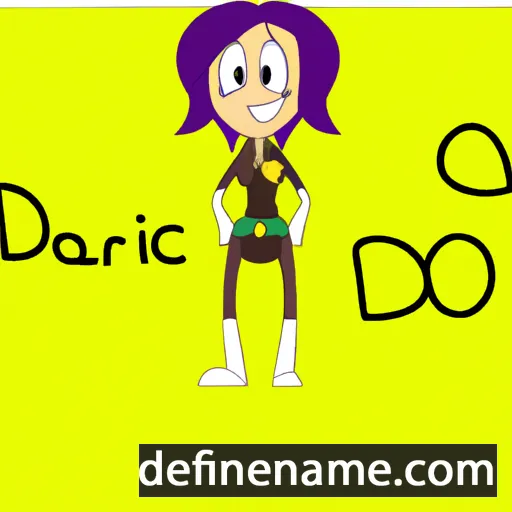 cartoon of the name Darci