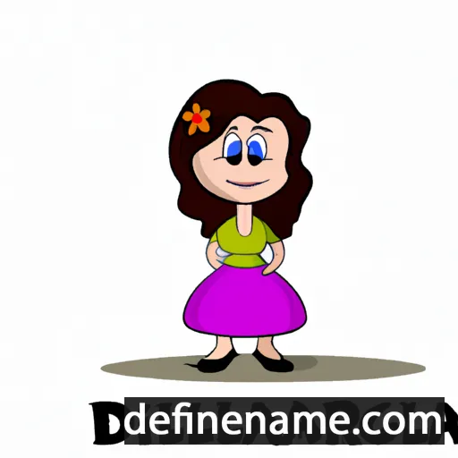 cartoon of the name Darcilla