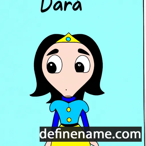 cartoon of the name Darda