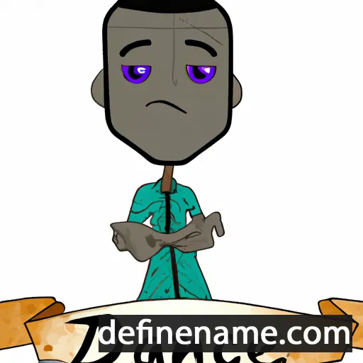 cartoon of the name Darence