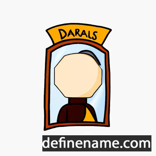 cartoon of the name Dargailė