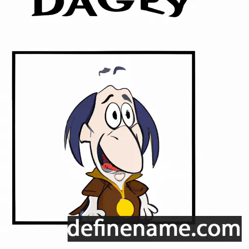 cartoon of the name Dargye