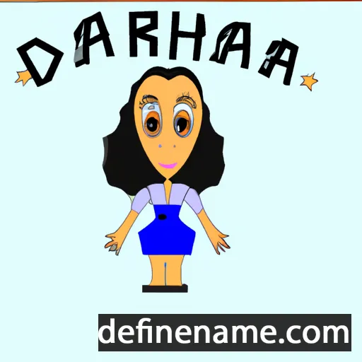 cartoon of the name Dariana