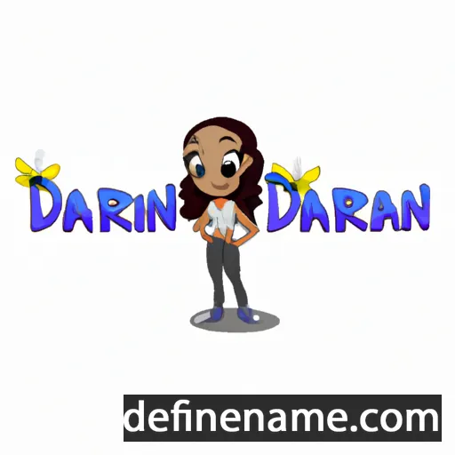 cartoon of the name Darianna