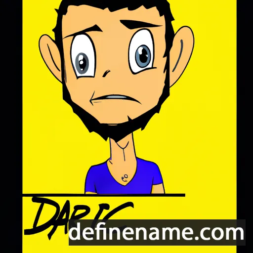 cartoon of the name Daric