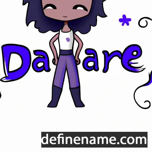 cartoon of the name Darie