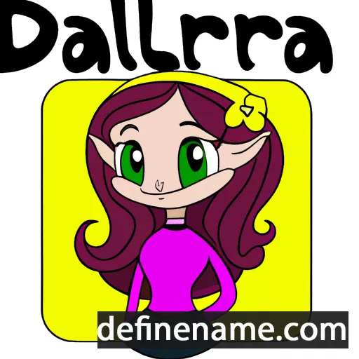 cartoon of the name Dariella