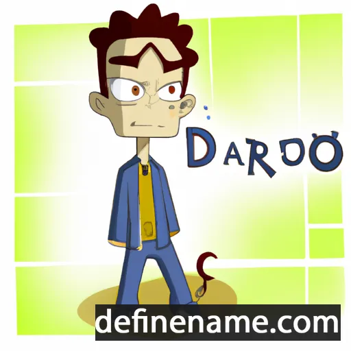 cartoon of the name Dariko