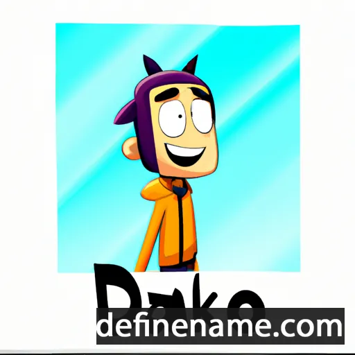 cartoon of the name Dariko