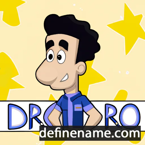 cartoon of the name Dariô