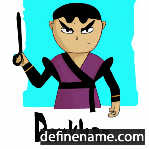 cartoon of the name Darkhan