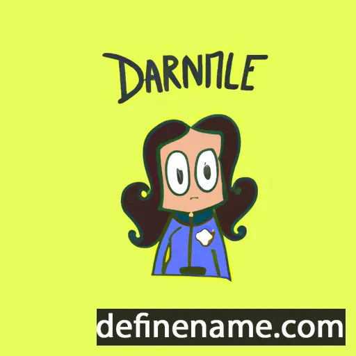 cartoon of the name Darlaine