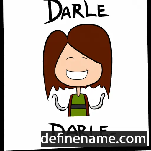 cartoon of the name Darlee