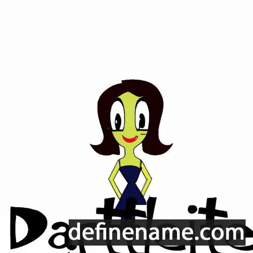 cartoon of the name Darlette