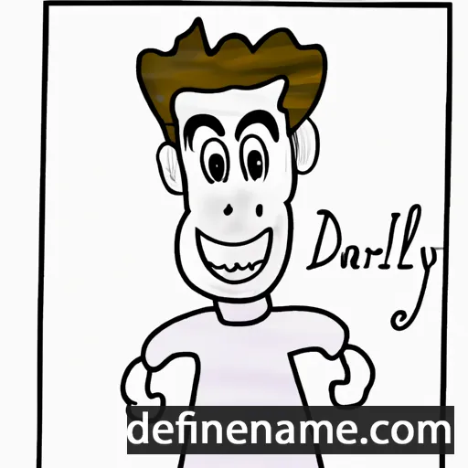 cartoon of the name Darley